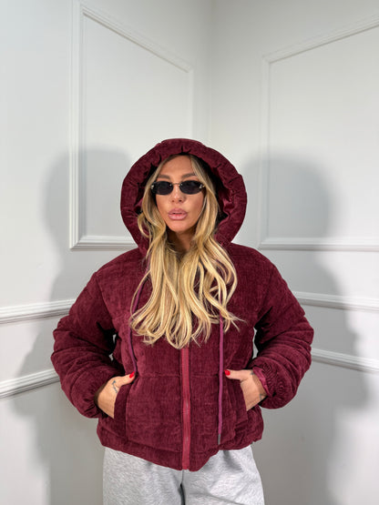 Bomber in ciniglia Canada bordeaux 88912