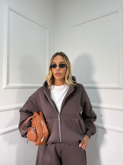 Coordinato in tuta Magnolia cacao by justwest 12601p