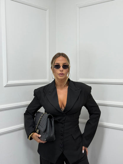 Tailleur triset Sally nero my86286