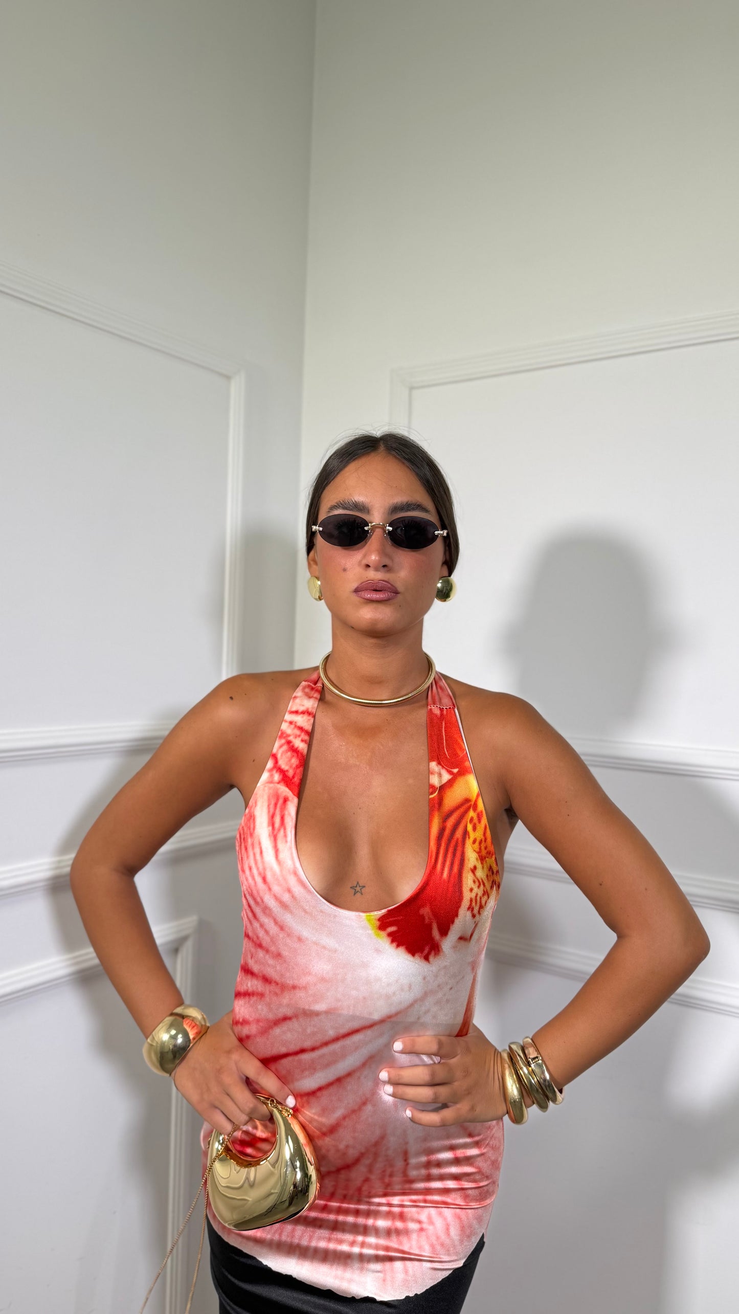 Abito lungo in lycra Barbados 48220