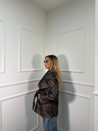 Cappotto in lana cotta Cherì maculato m11146