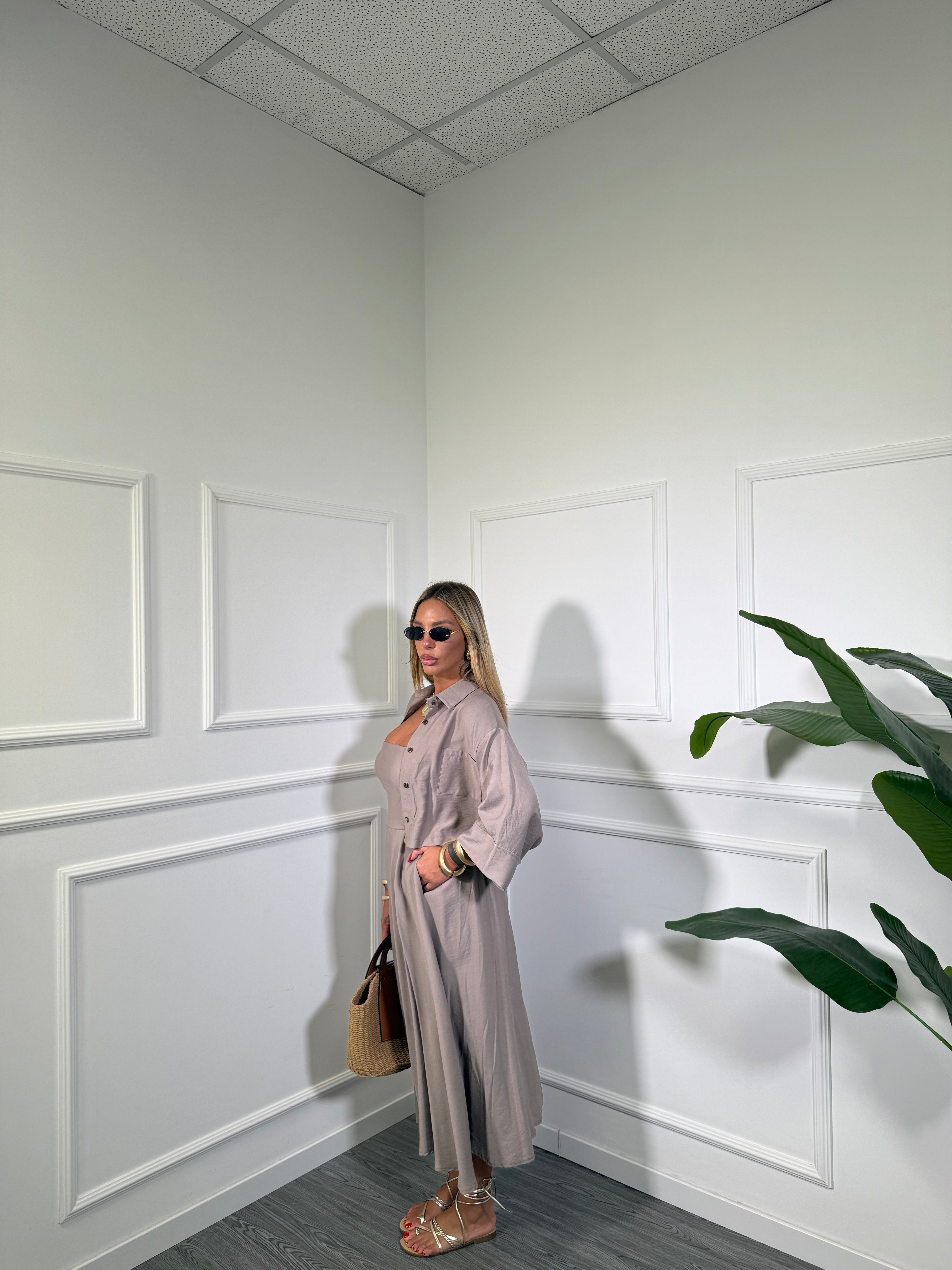 Coordinato Eden taupe 7051