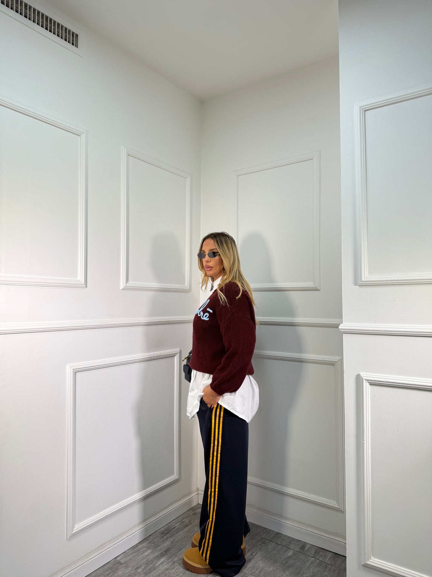 Pantatuta palazzo Oxford blu 6865