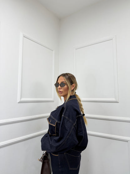 Coordinato in denim Rodriguez lavaggio zero f32373