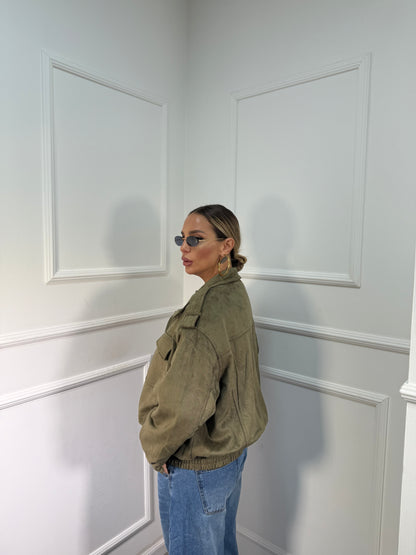 Bomber eco renna Hyde verde oliva har007