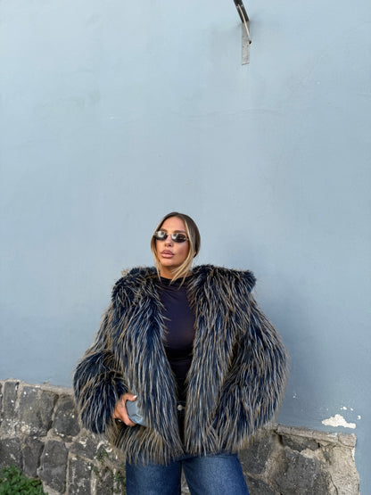 Ecofur Galles blu/senape 2931