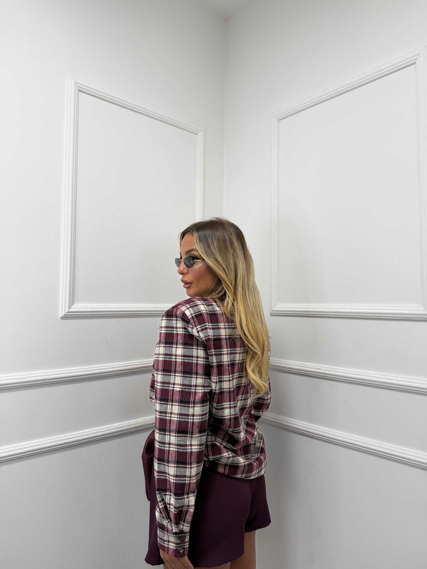 Camicia con spalline Noah bordeaux ld3593 by lumina