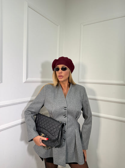 Cappotto lana cotta Corinne grigio 251984