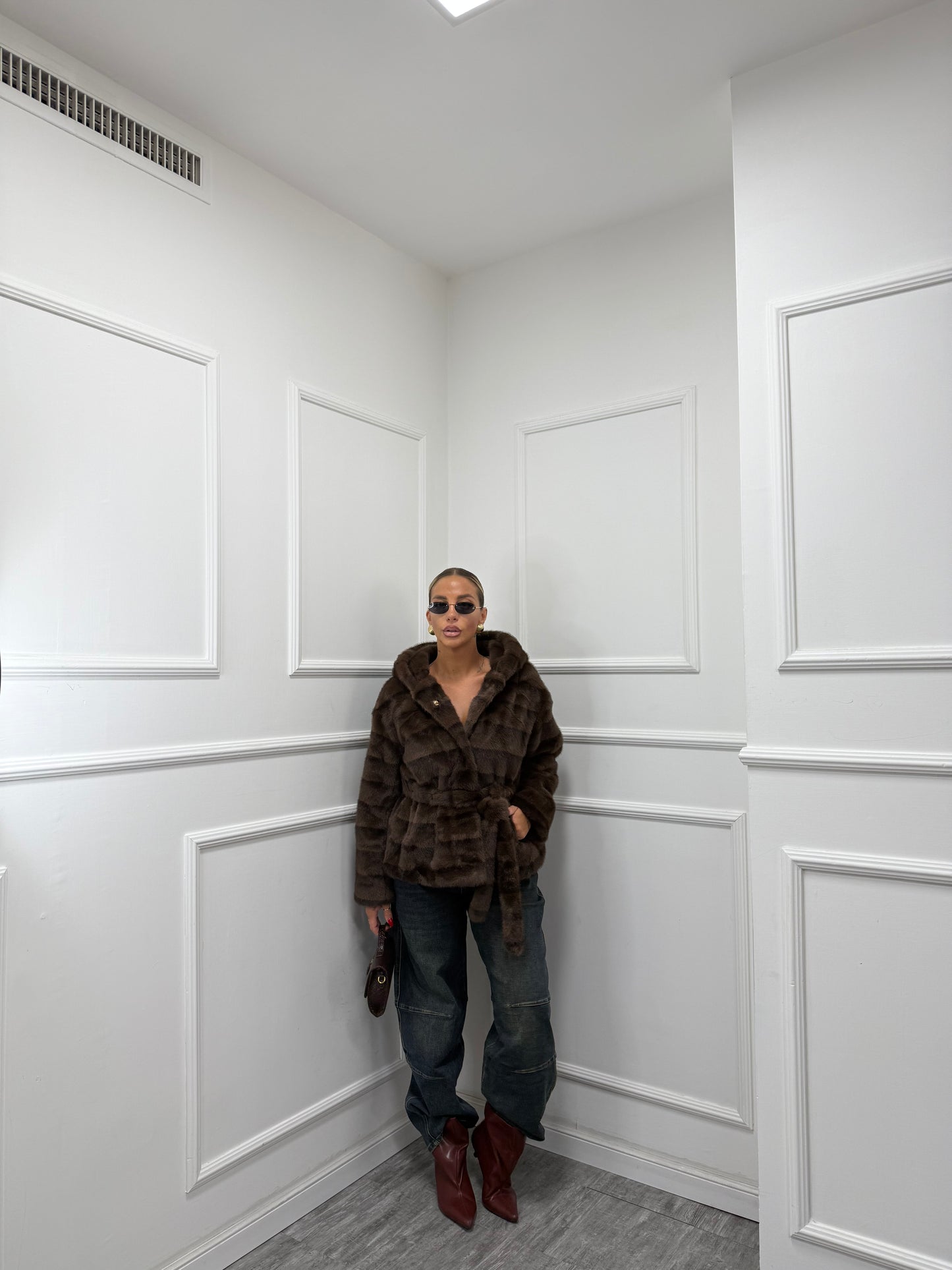 Ecofur Courmayeur marrone y0220