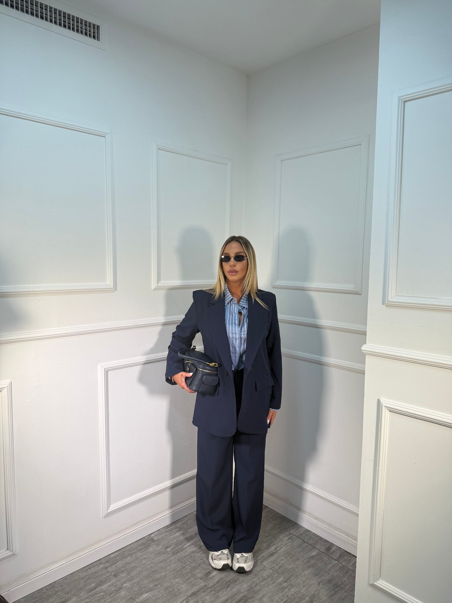 Tailleur Zaira blu m11088