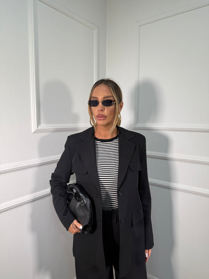 Tailleur balloon Eva nero 4080