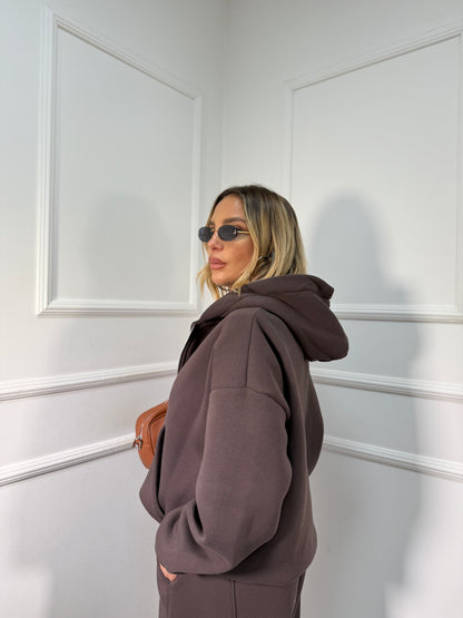 Coordinato in tuta Magnolia cacao by justwest 12601p