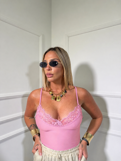 Body in lycra con pizzo Ivy 16697 (vari colori)
