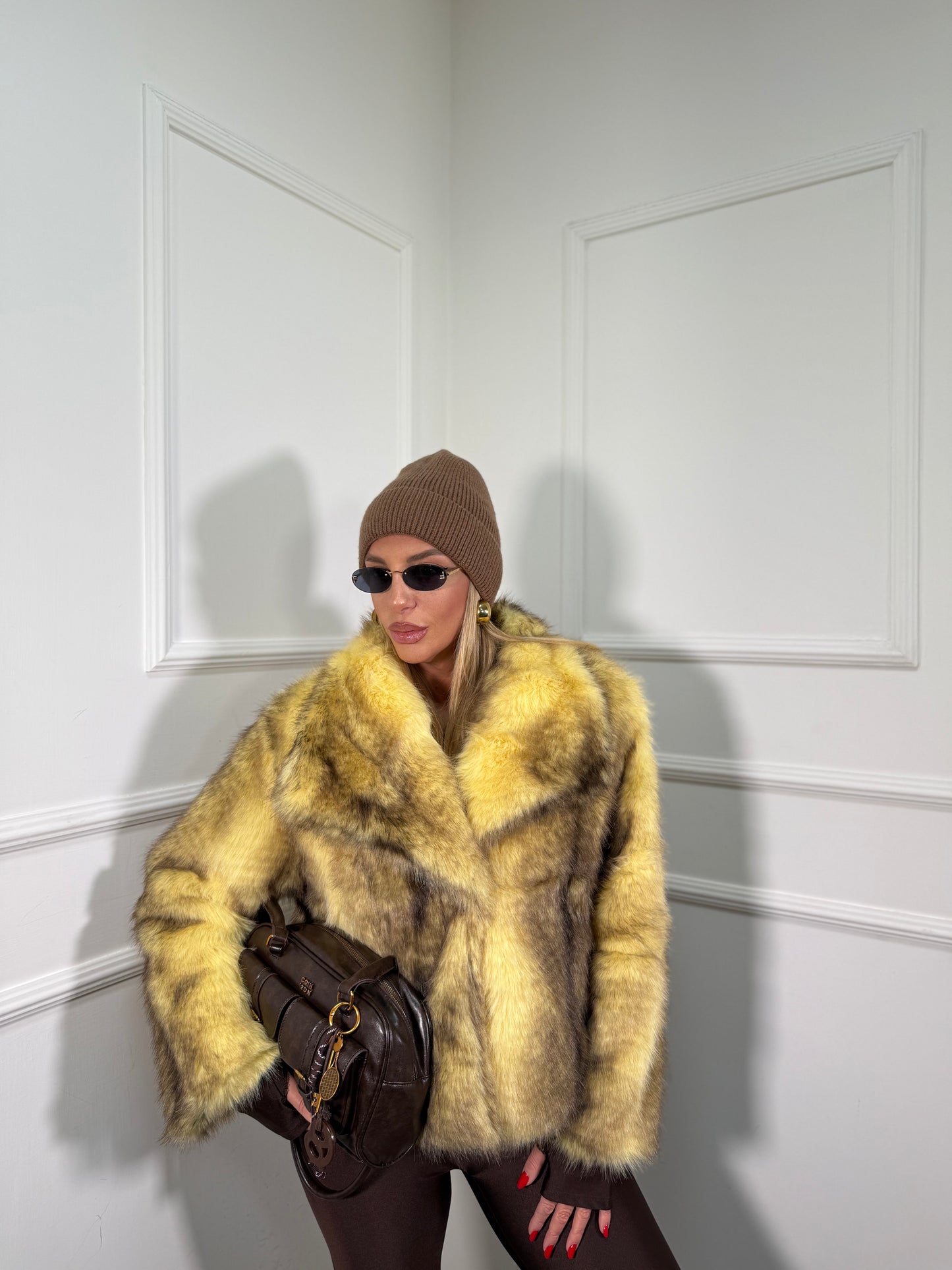 Ecofur Oslo giallo/cacao l8025