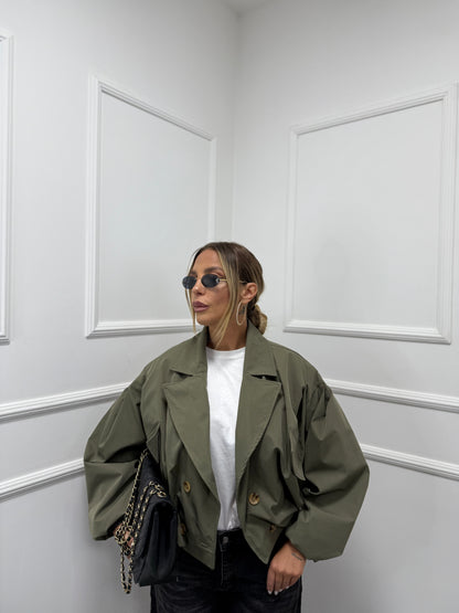 Trench crop Curvy Viral verde 485