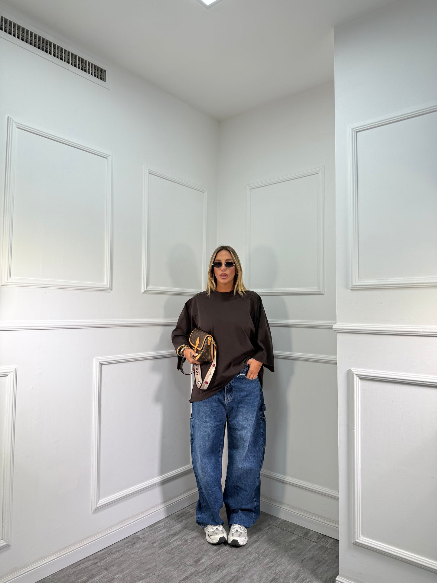 Jeans carpenter Curvy lavaggio scuro ywp1510