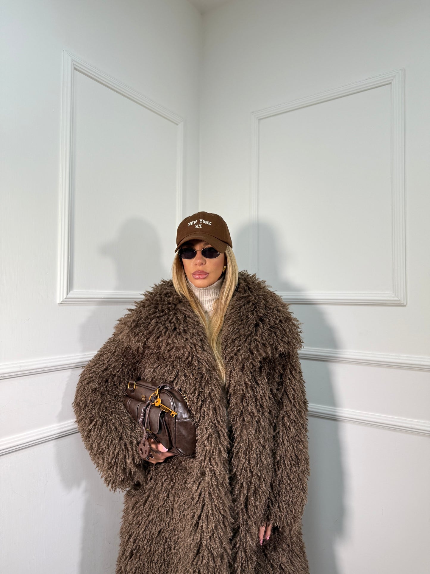 Maxi ecofur mongolia Saint Moritz cioccolato mfy2525