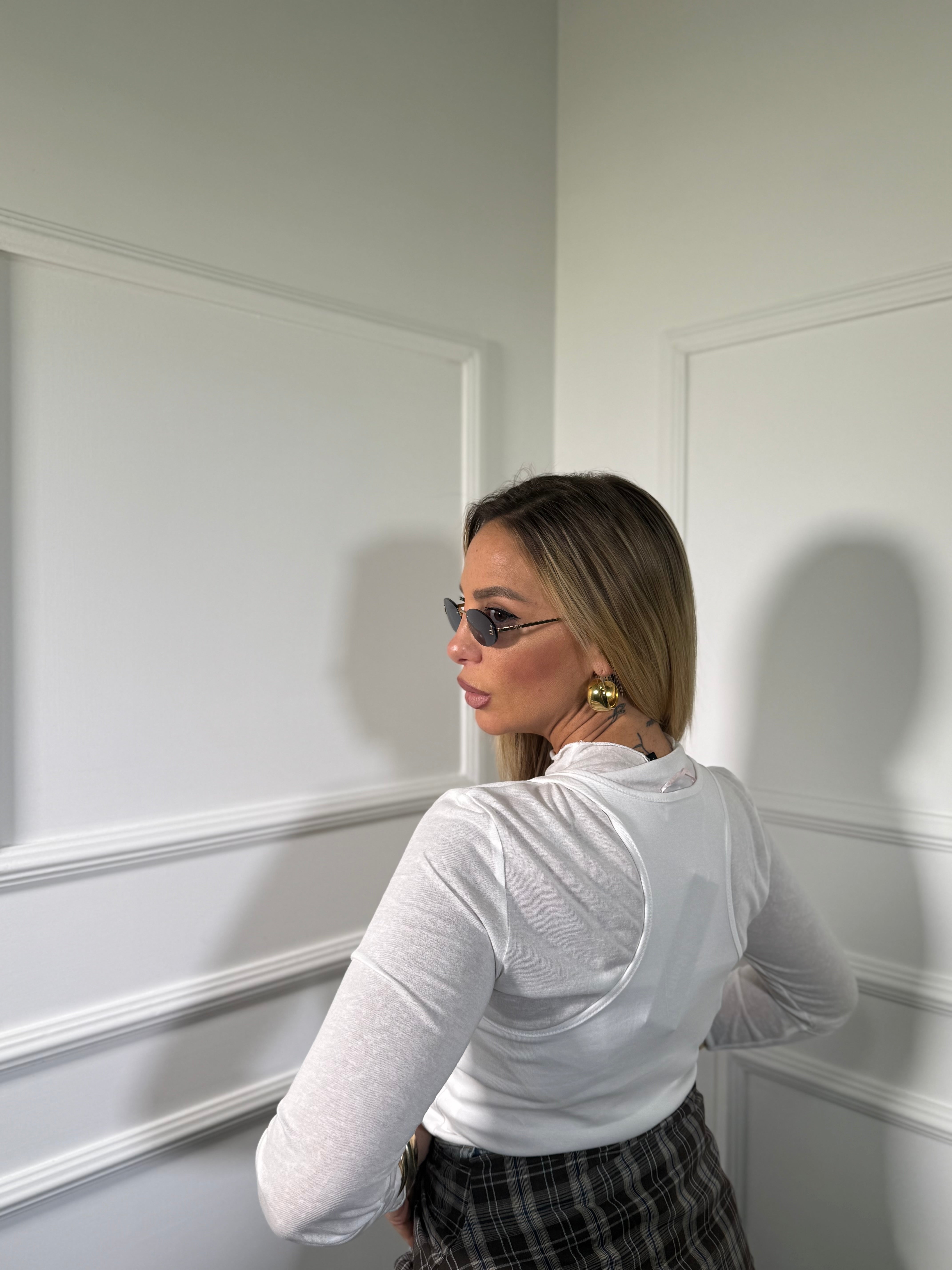 Shirt+ canotta  kelly  (vari colori) lpl368