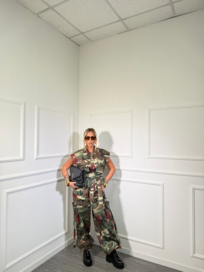 Coordinato militare con rose by lumina Shadow ld5435