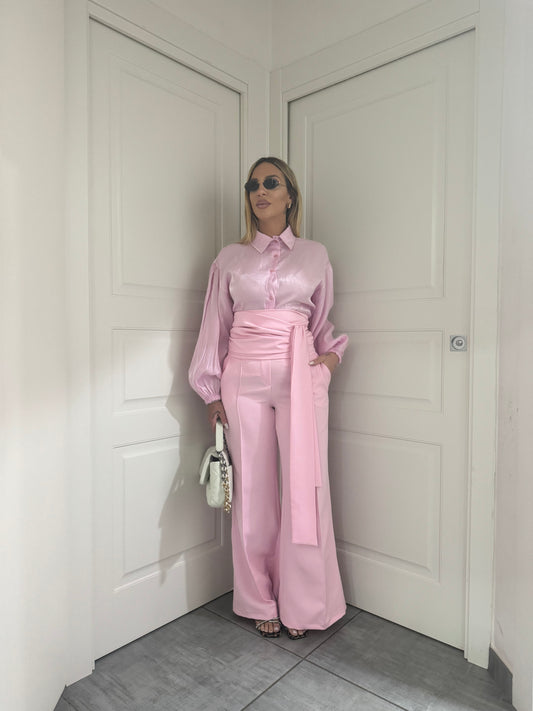 Pantalone fusciacca rosa