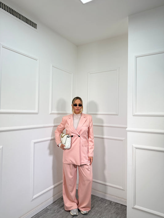 Tailleur gessato Jolie by justwest rosa blush g2601
