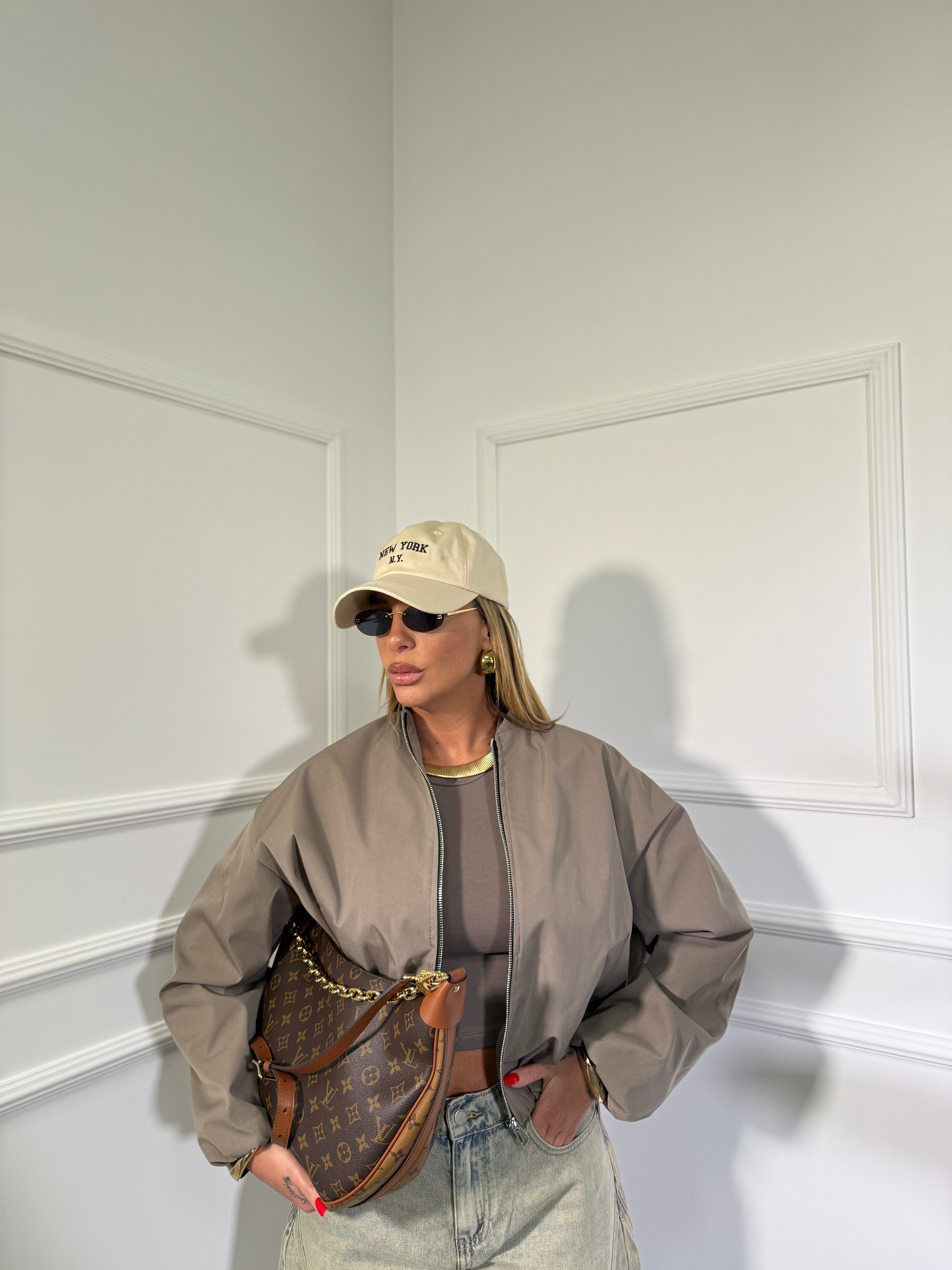 Bomber tessuto tecnico Janet (vari colori) 31069