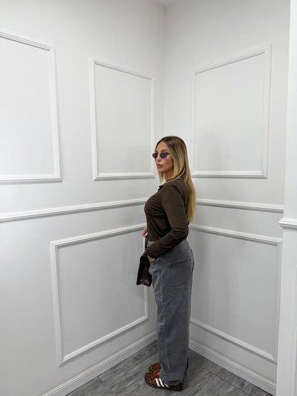 Jeans balloon Matt grigio czp8211