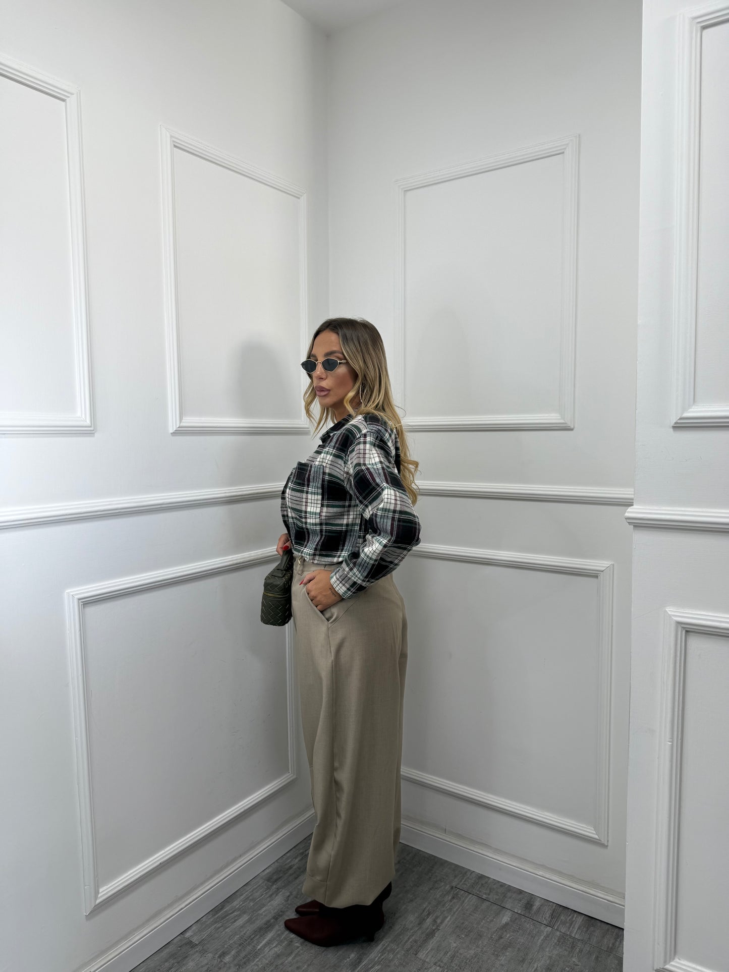 Pantaloni balloon con coulisse Harley sabbia 18190