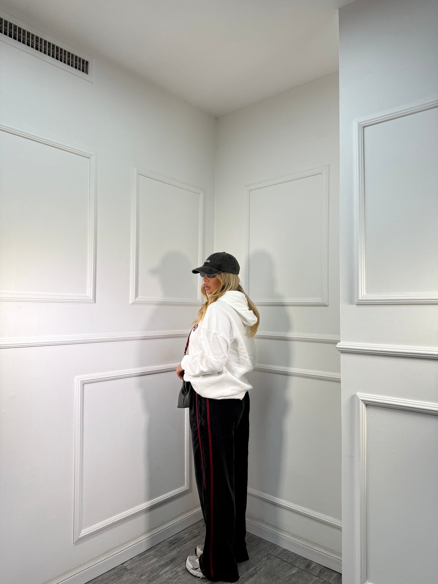 Pantatuta palazzo effetto slavato Alley grigio L6131