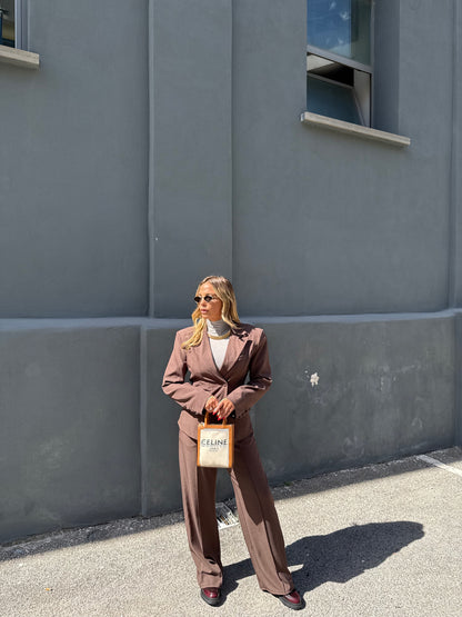 Tailleur Saint Tropez cioccolato 88020