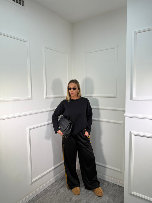 Pantatuta palazzo Oxford nero 6865