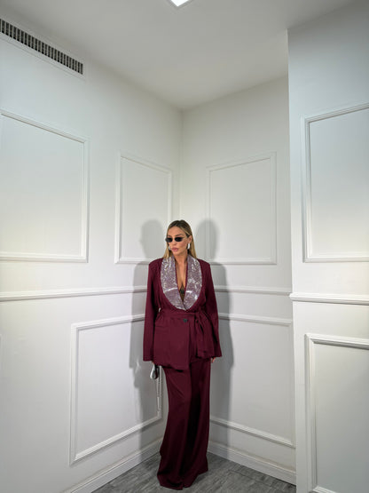 Tailleur Diamond 44/52 bordeaux hp9250d