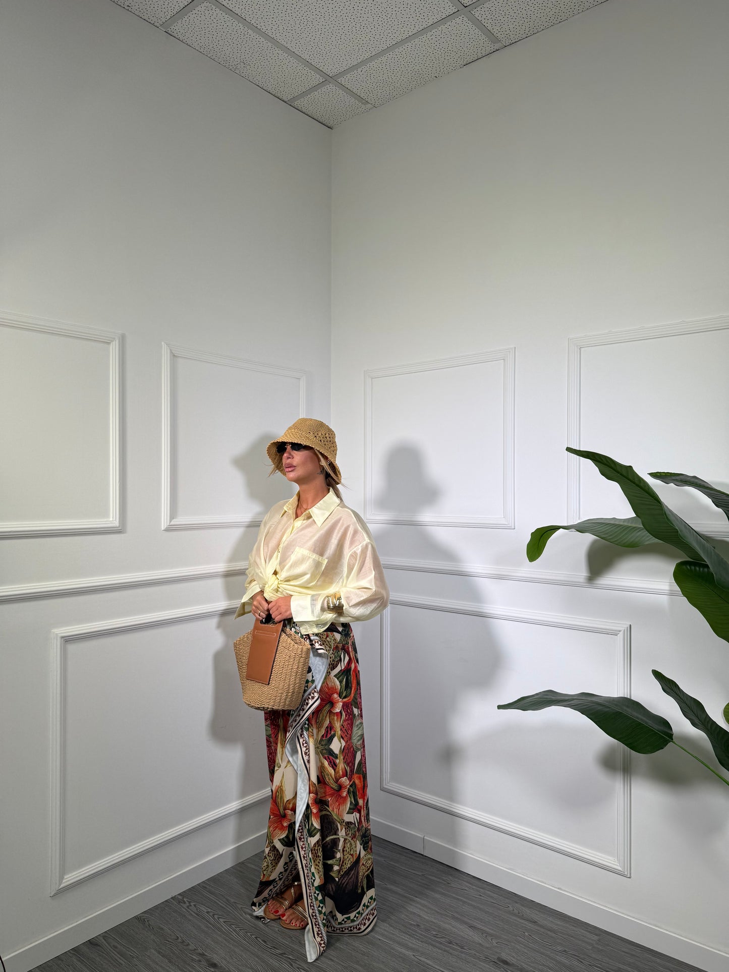 Gonna pareo midi Mikki floreale 245040