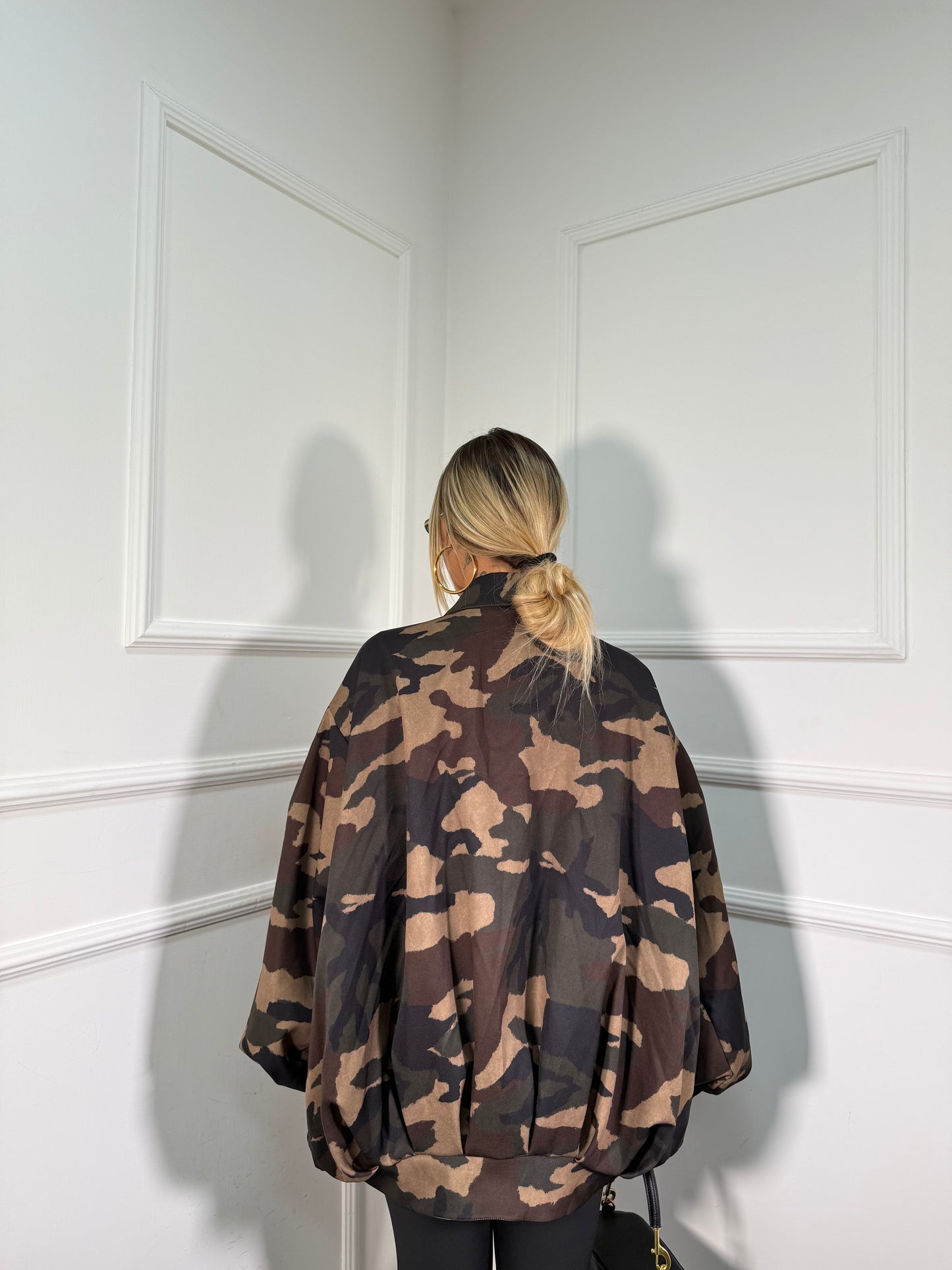 Bomber oversize Lavinia mimetico 6728