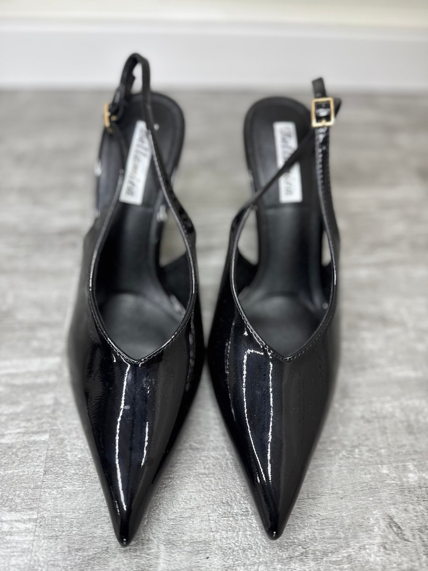 Décolleté vernice nero Elyse Q61