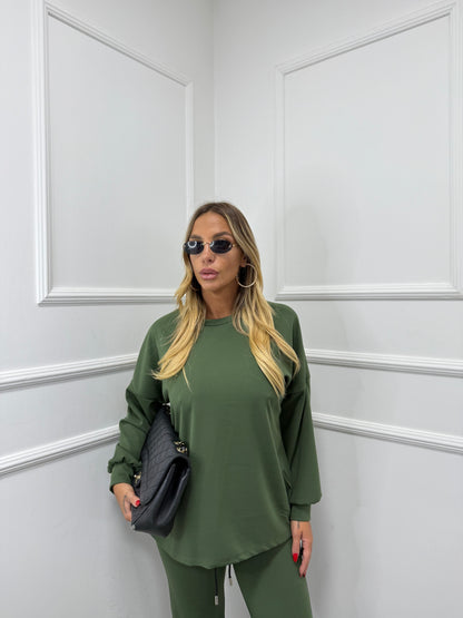 Coordinato Comfy verde 3595