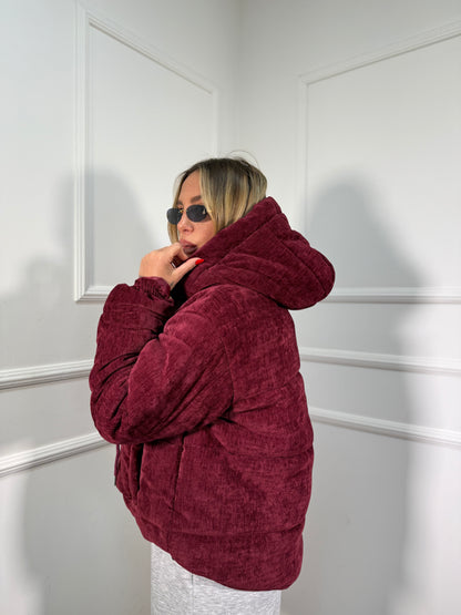 Bomber in ciniglia Canada bordeaux 88912