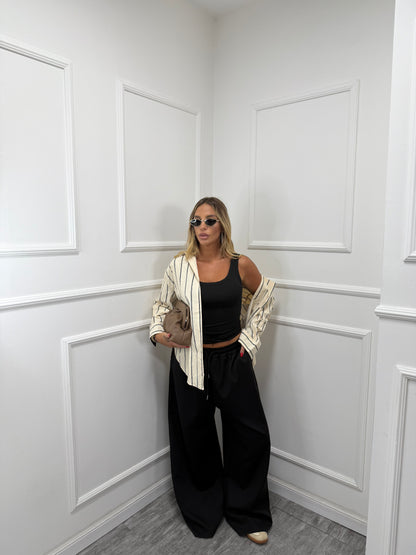 Pantaloni con coulisse Monday curvy dalla 46/52 nero 51842