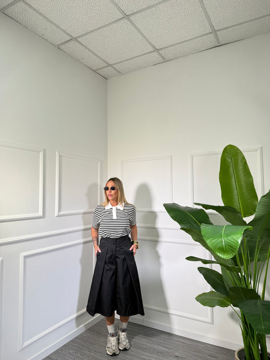 Bermuda bustino alto Brianna nero 31081