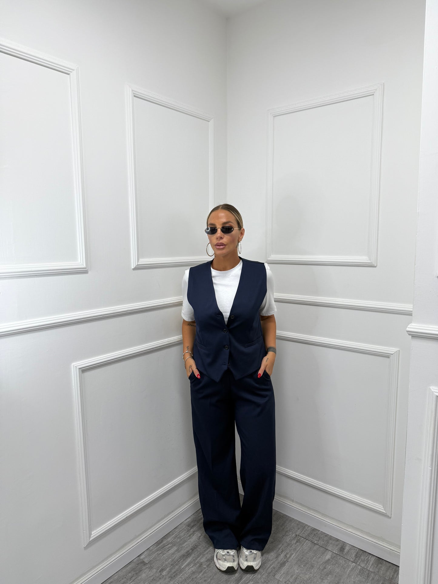 Tailleur Work blu navy m12506