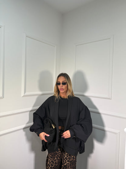 Giacca balloon Lavinia nera