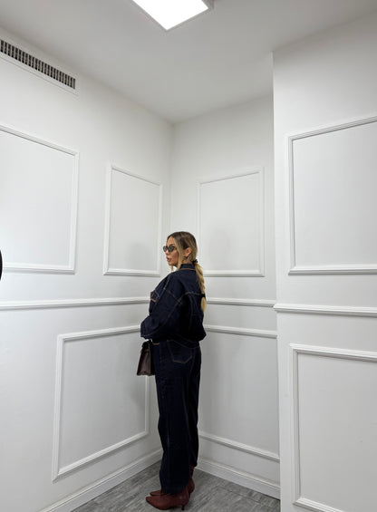 Coordinato in denim Rodriguez lavaggio zero f32373