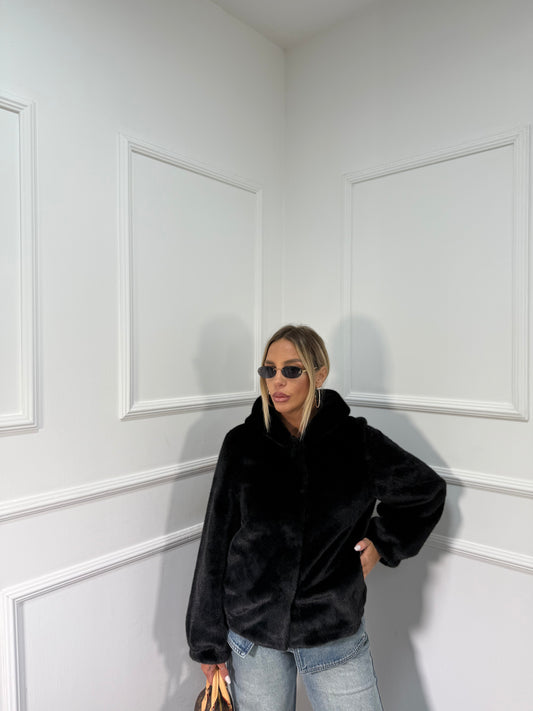 Bomber ecofur Desy nero 25209