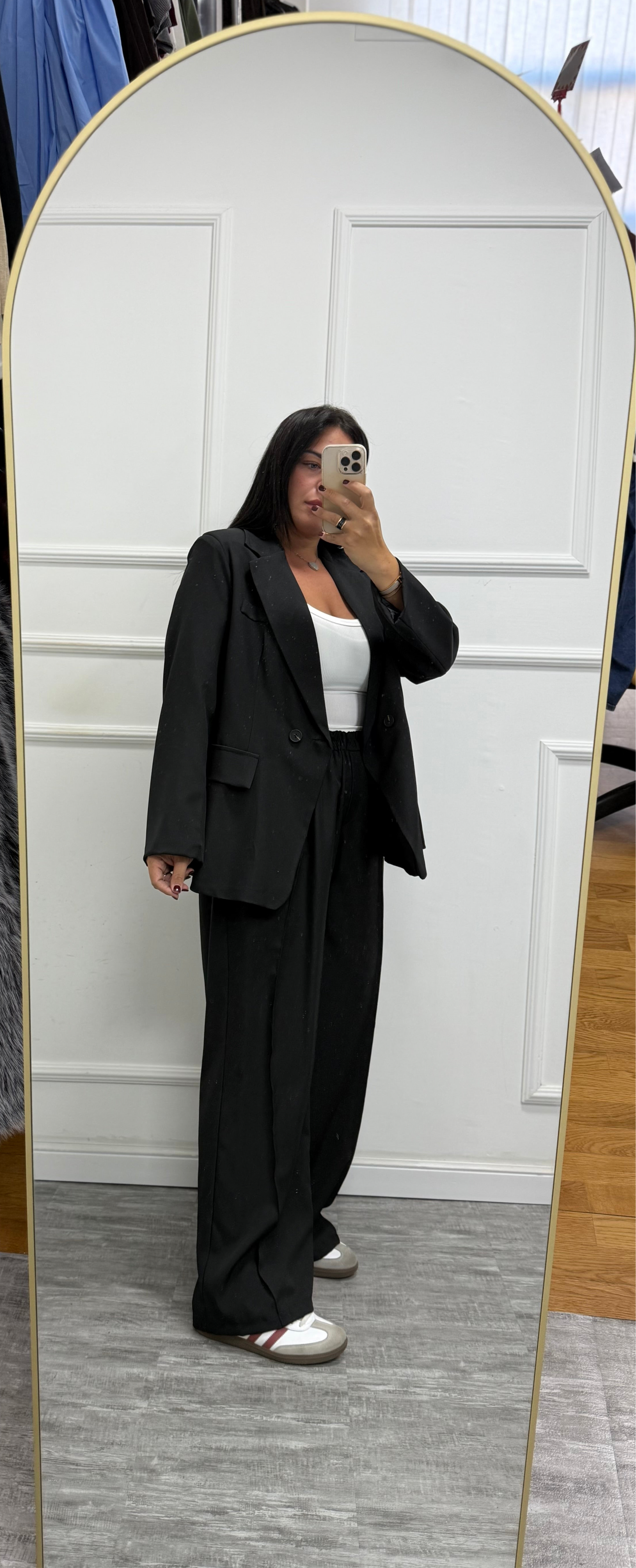 Tailleur Elena nero curvy 46/52 15864