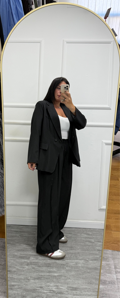 Tailleur Elena nero curvy 46/52 15864