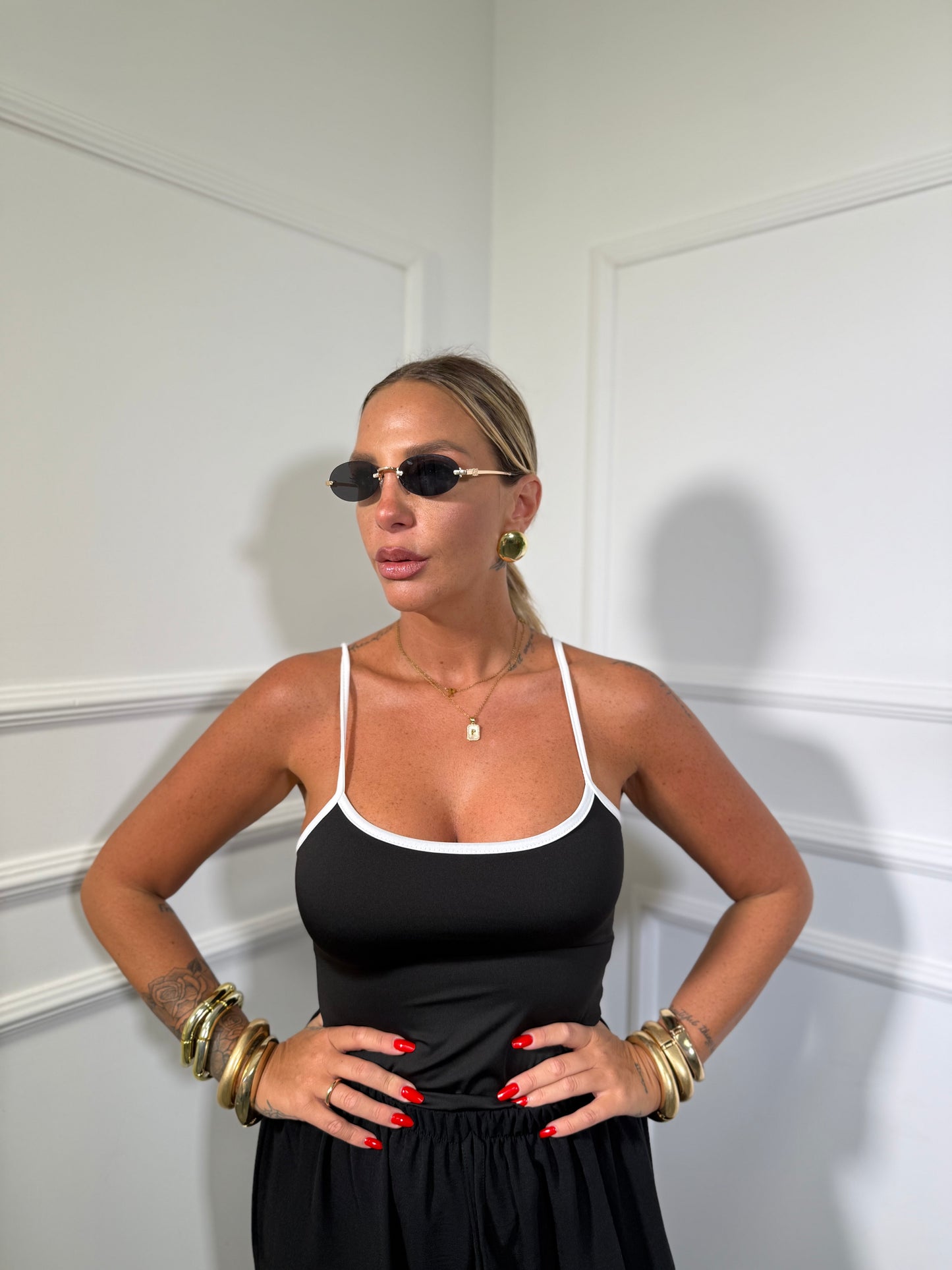 Body in lycra contrast Jessy (vari colori) 26898