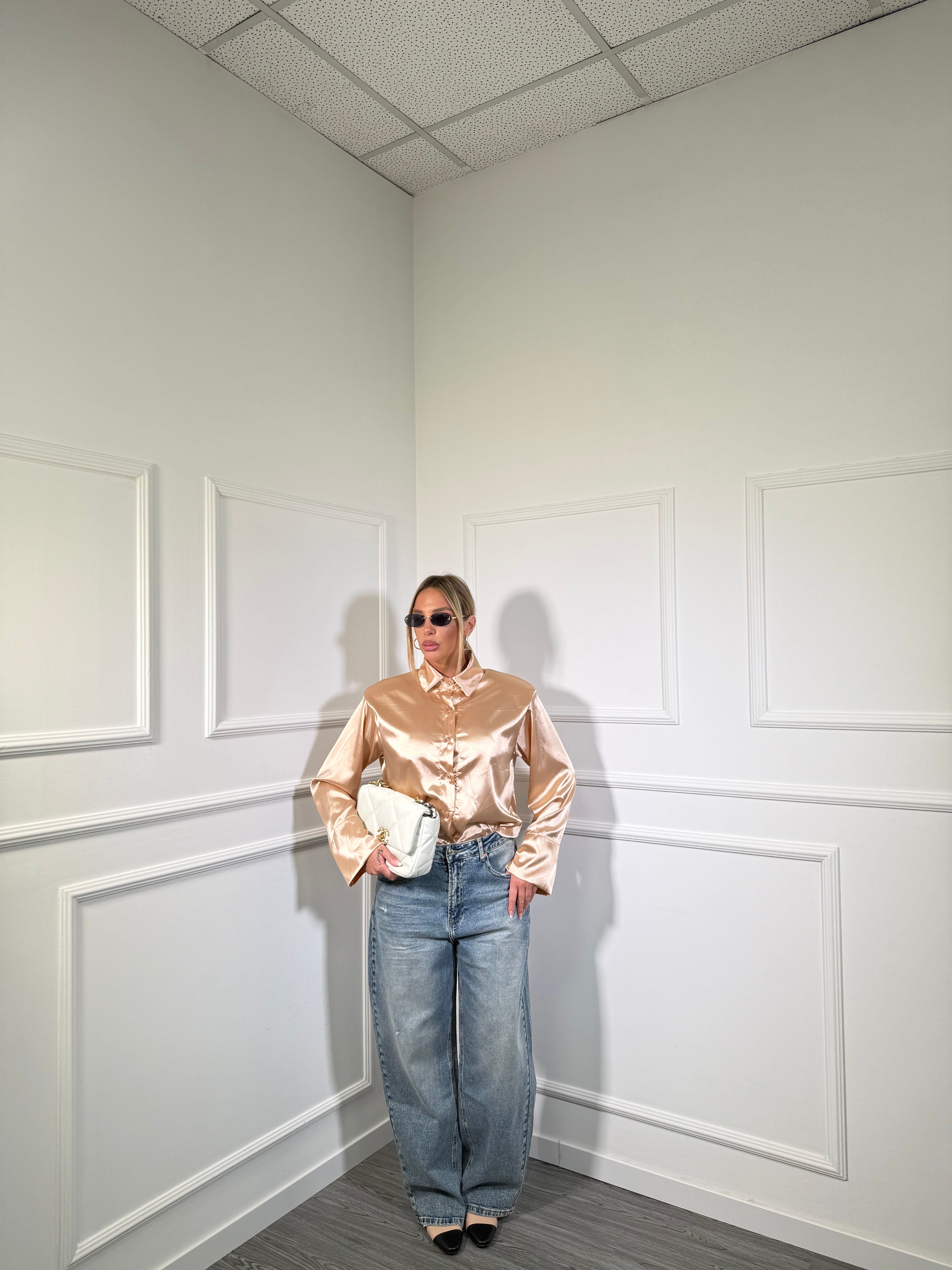 Jeans mom fit lavaggio slavato Jupiter h3923