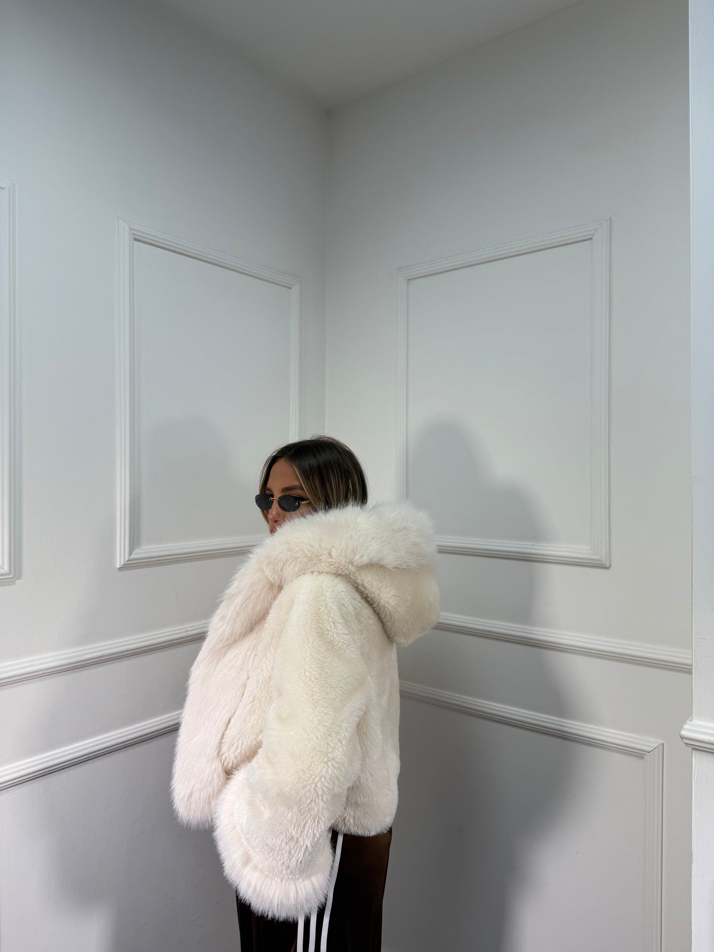 Ecofur London bianca 2897