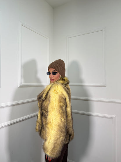 Ecofur Oslo giallo/cacao l8025