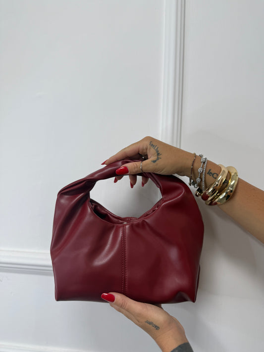Borsa ecopelle Honey bordeaux